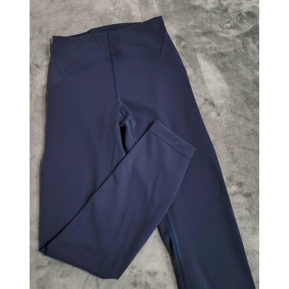 Lululemon Instill High Rise Tight Women 4 Blue 25" Leggings Yoga Pilates EUC